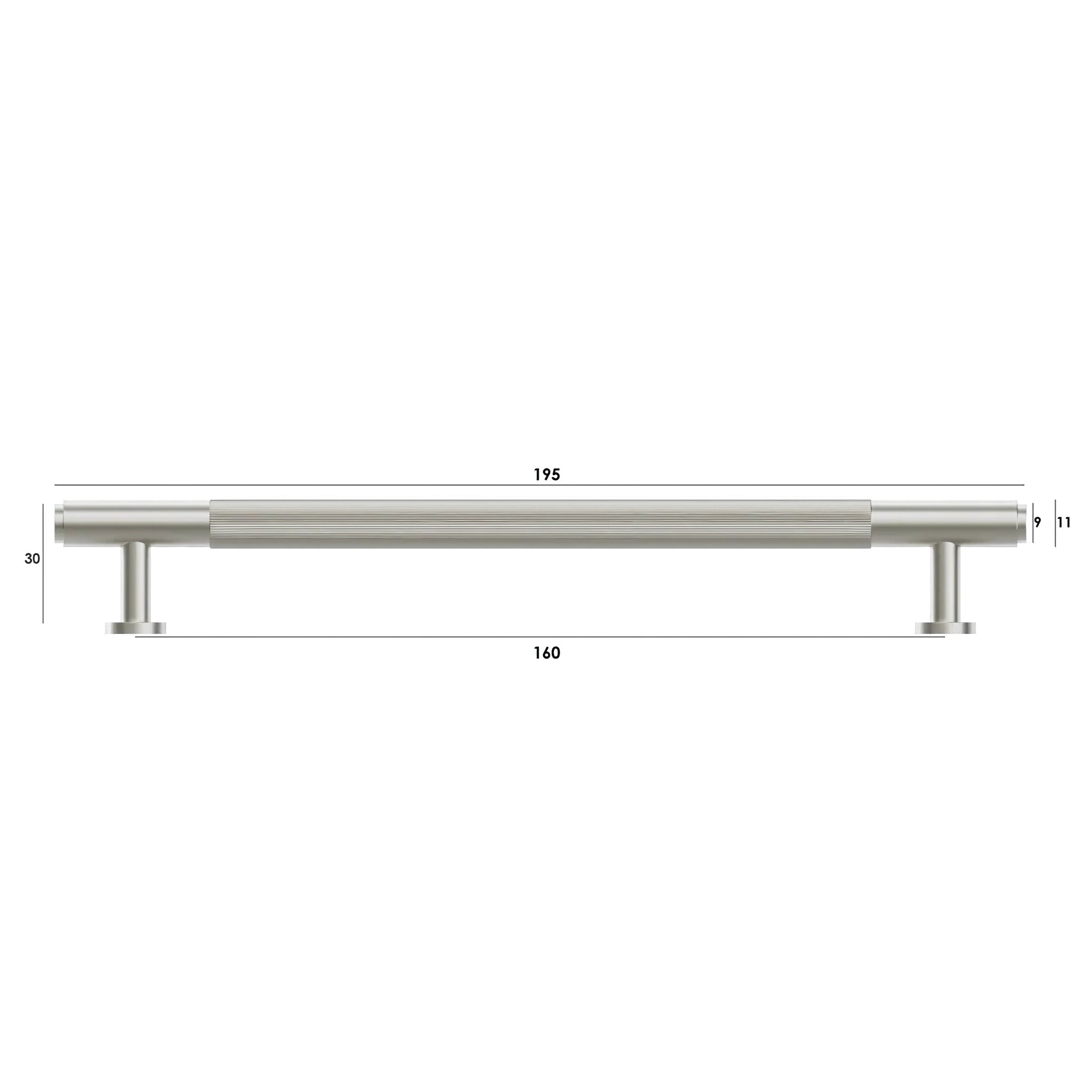 OTTI SOHO HANDLE BRUSHED NICKEL (MULTIPLE SIZES AVAILABLE)