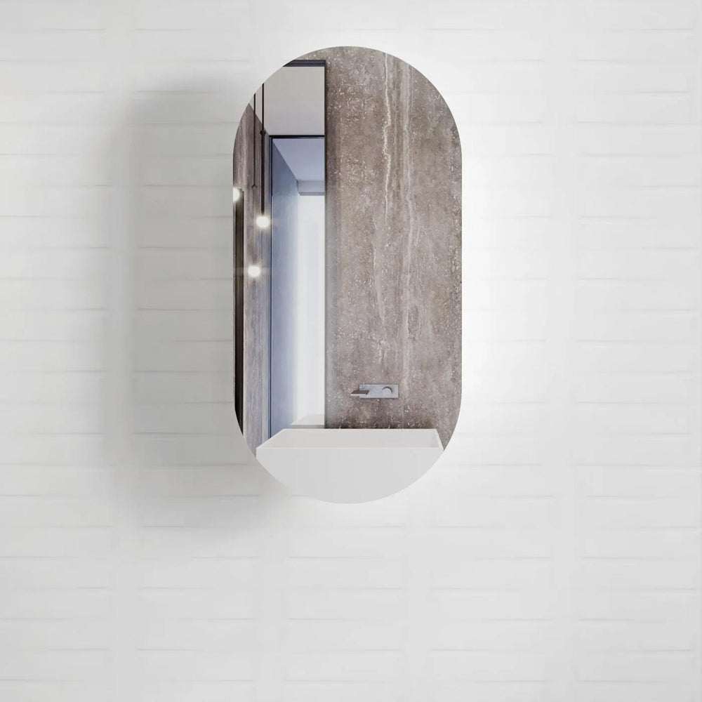 OTTI NOOSA MATTE WHITE SHAVING CABINET 450X900MM