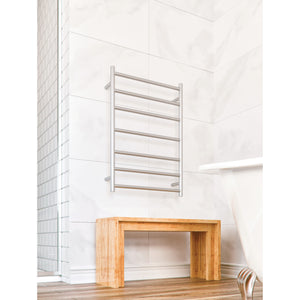 THERMOGROUP STRAIGHT ROUND LADDER HEATED TOWEL RAIL 800MM