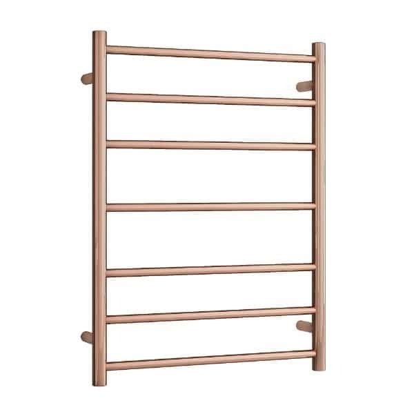THERMOGROUP SR44MRG POLISHED ROSE GOLD ROUND HEATED LADDER RAIL 800MM