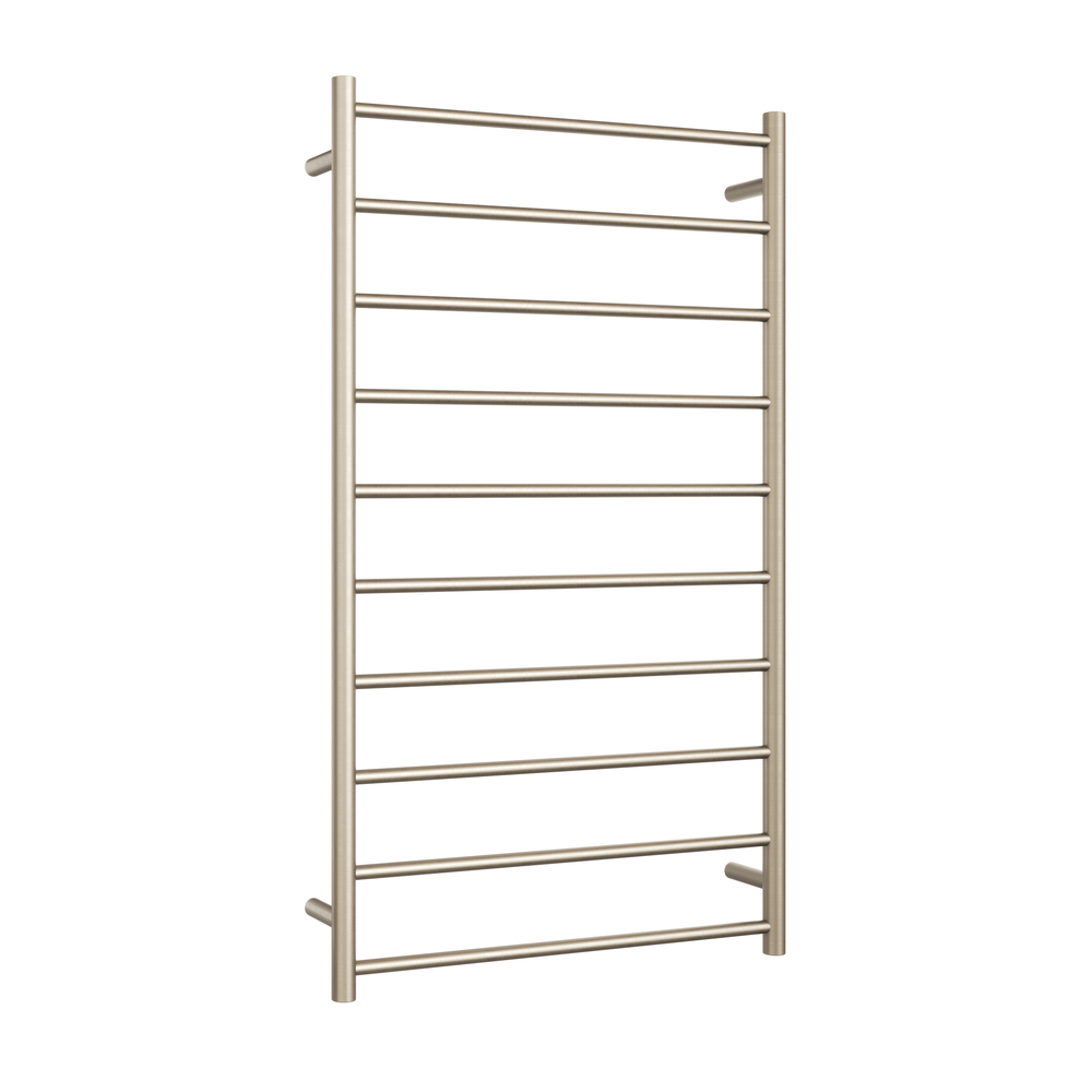 THERMOGROUP STRAIGHT ROUND HEATED LADDER RAIL BRUSHED NICKEL 700MM