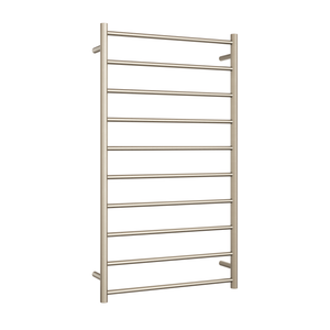 THERMOGROUP STRAIGHT ROUND HEATED LADDER RAIL BRUSHED NICKEL 700MM