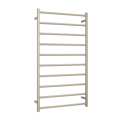 THERMOGROUP STRAIGHT ROUND HEATED LADDER RAIL BRUSHED NICKEL 700MM
