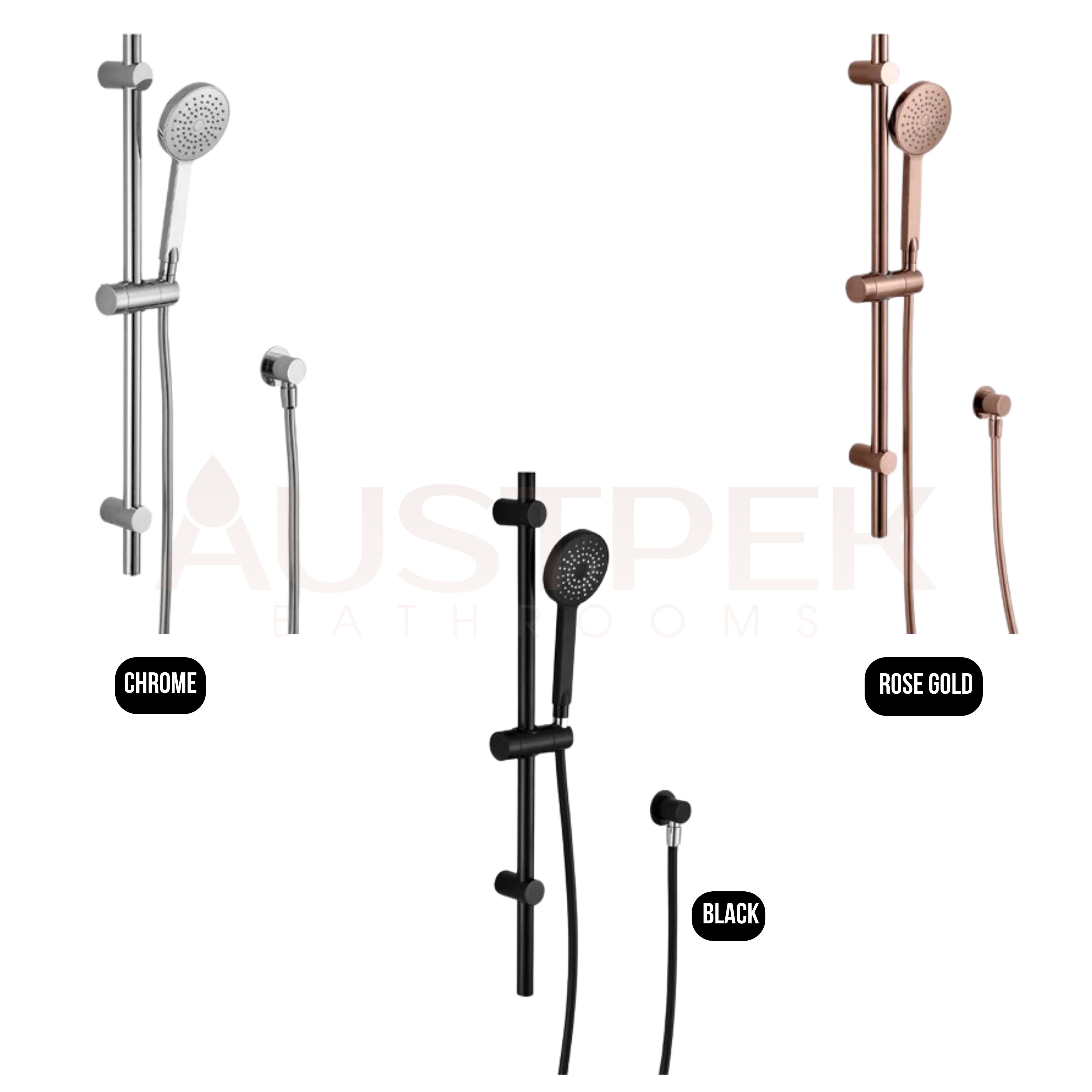 HELLYCAR CUTER HAND SHOWER ON RAIL BLACK