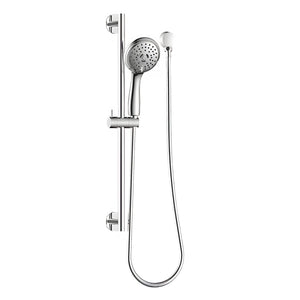 GARETH ASHTON 3-FUNCTION ROUND SHOWER ON RAIL CHROME