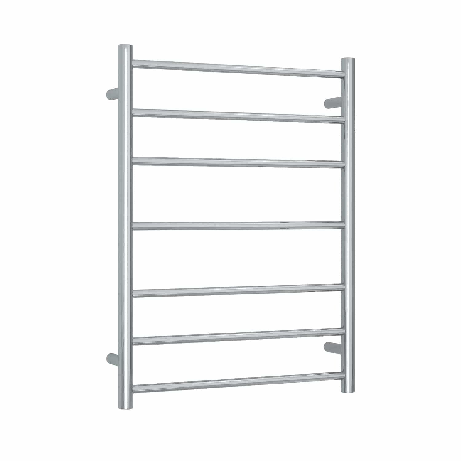 THERMOGROUP BRUSHED STAINLESS STEEL 12VOLT ROUND LADDER HEATED TOWEL RAIL 800MM