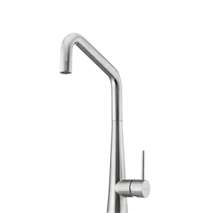 OLIVERI ESSENTE 316 SQUARE GOOSE NECK KITCHEN MIXER 443MM STAINLESS STEEL
