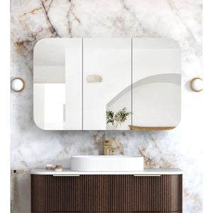 OTTI NEWPORT SABLE WALNUT SHAVING CABINET 1200X750MM