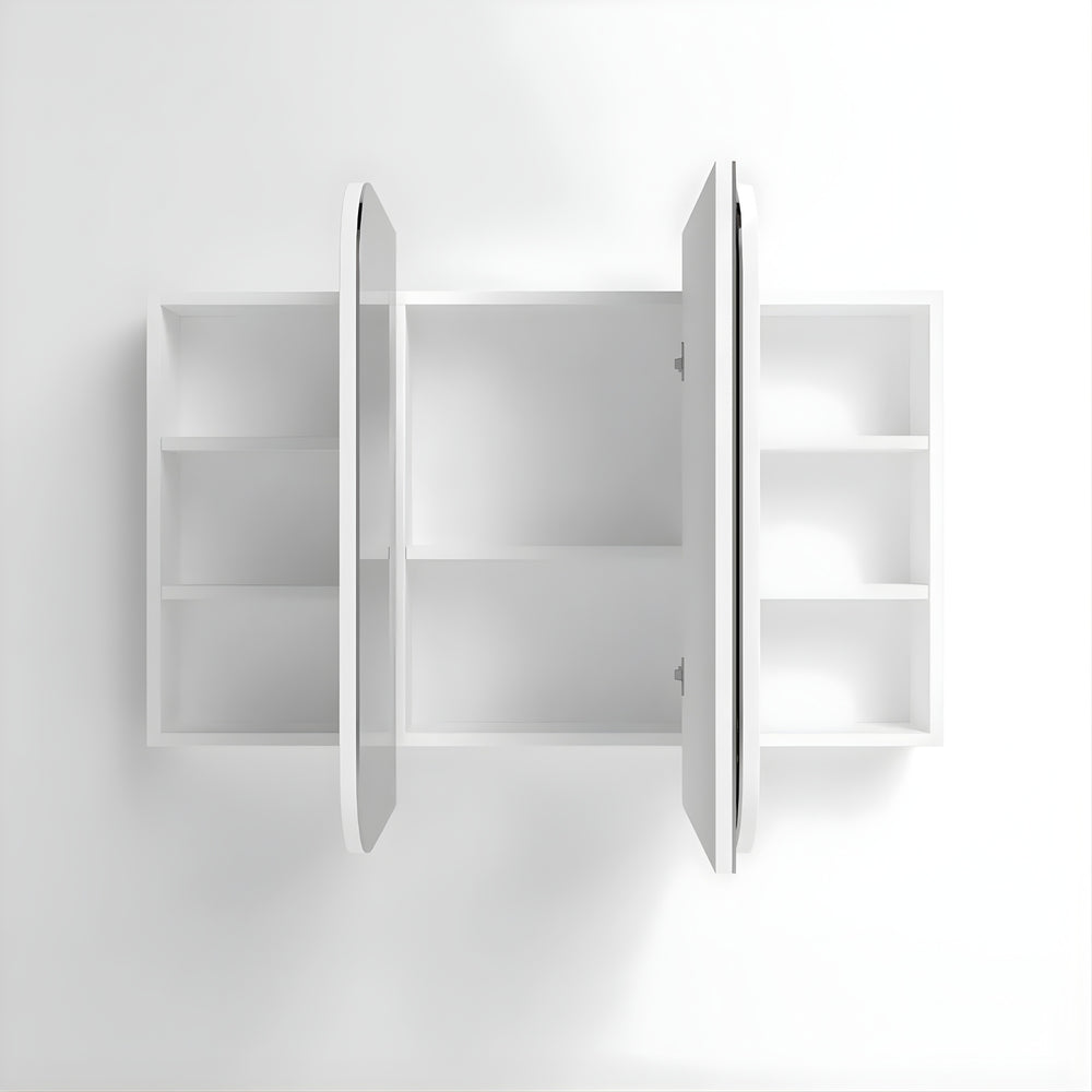 OTTI NEWPORT MATTE WHITE SHAVING CABINET 1200X750MM