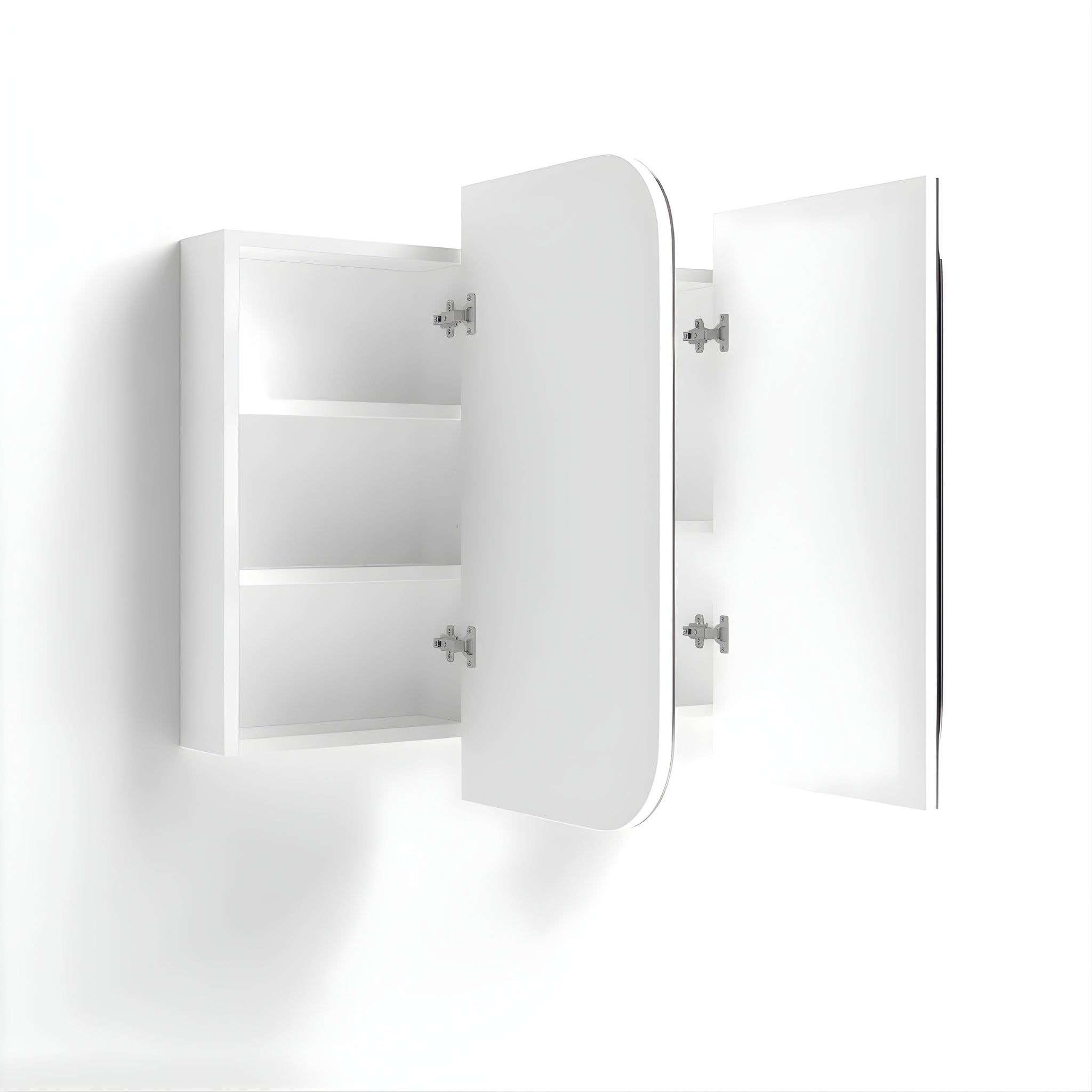 OTTI NEWPORT MATTE WHITE SHAVING CABINET 1200X750MM