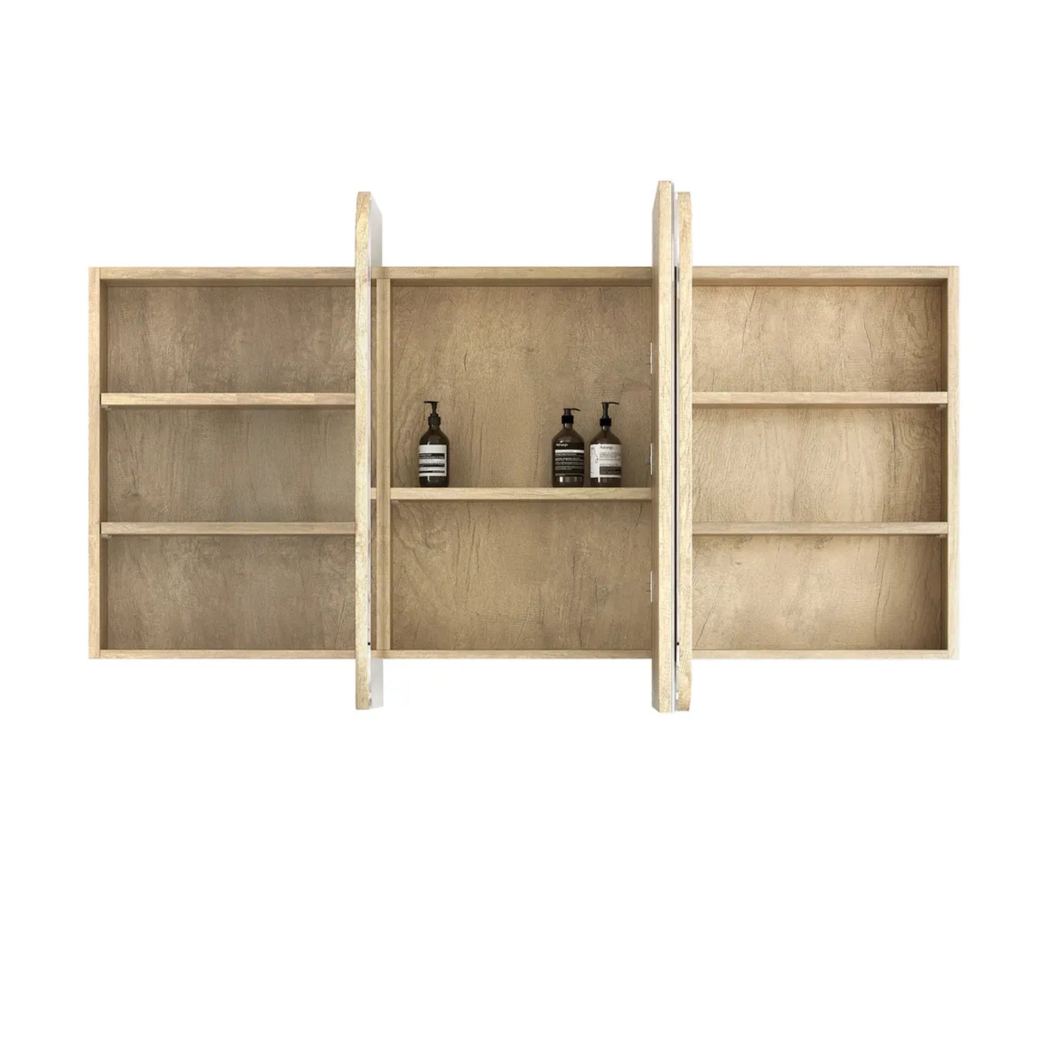 OTTI NEWPORT NATURAL OAK SHAVING CABINET 1500X750MM