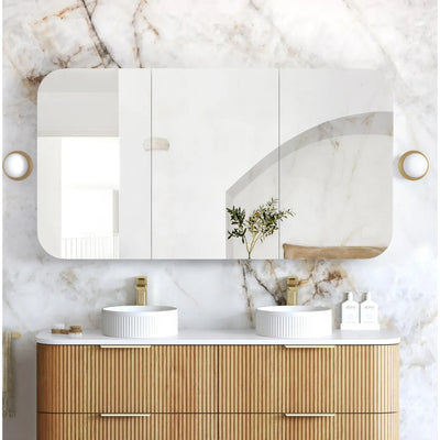 OTTI NEWPORT WOODLAND OAK SHAVING CABINET 1500X750MM