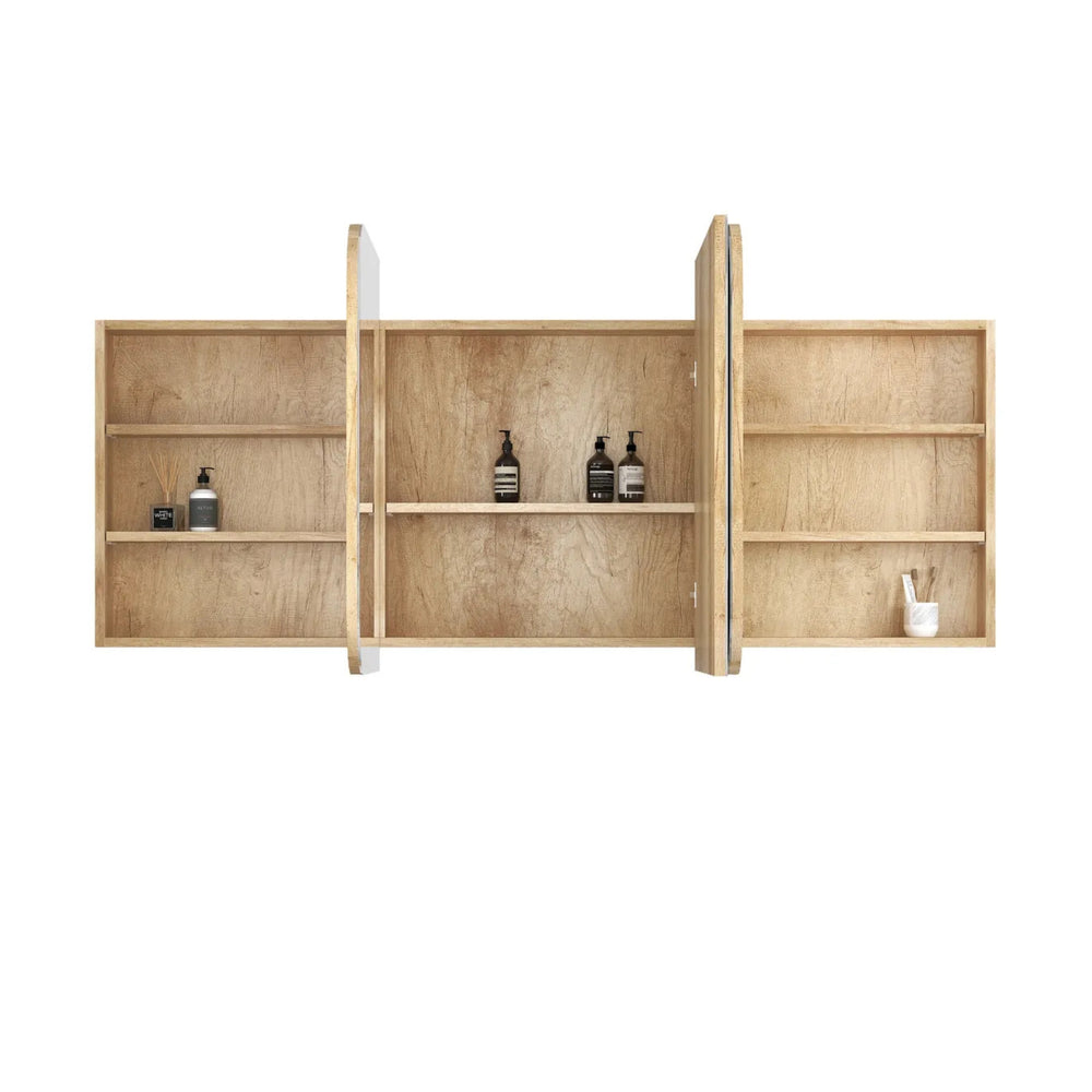 OTTI NEWPORT NATURAL OAK SHAVING CABINET 1800X750MM