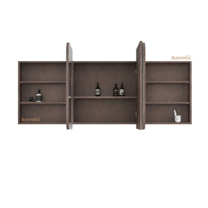 OTTI NEWPORT SABLE WALNUT SHAVING CABINET 1800X750MM