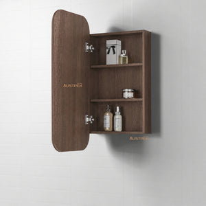OTTI NEWPORT SABLE WALNUT SHAVING CABINET 450X900MM