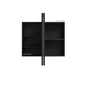 OTTI NEWPORT BLACK OAK SHAVING CABINET 900X750MM