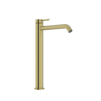 LINKWARE ELLE 316 HIGH RISE BASIN MIXER 311MM BRUSHED GOLD