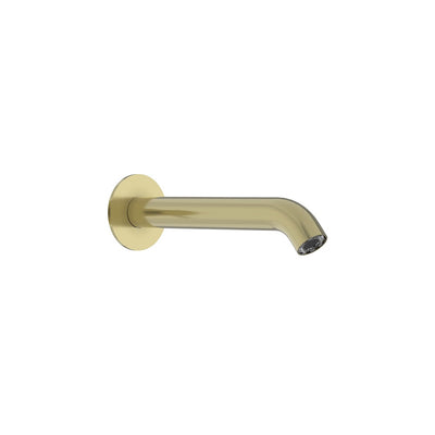 LINKWARE ELLE 316 WALL SPOUT 200MM BRUSHED GOLD