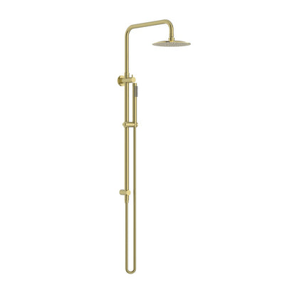 LINKWARE ELLE 316 TWIN SHOWER ON RAIL 620MM BRUSHED GOLD