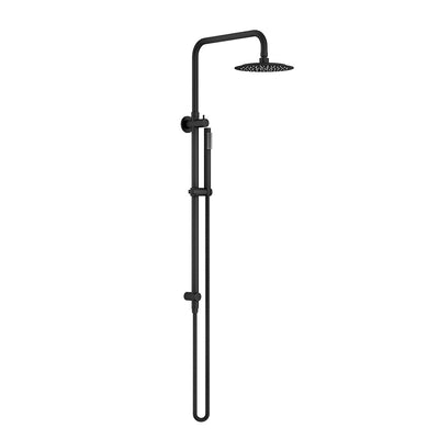 LINKWARE ELLE 316 TWIN SHOWER ON RAIL 620MM MATTE BLACK