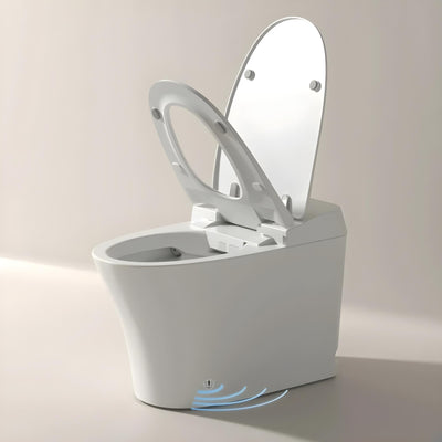 LAFEME NEOVANTA CISTERNLESS SMART TOILET WITH WIRELESS REMOTE GLOSS WHITE