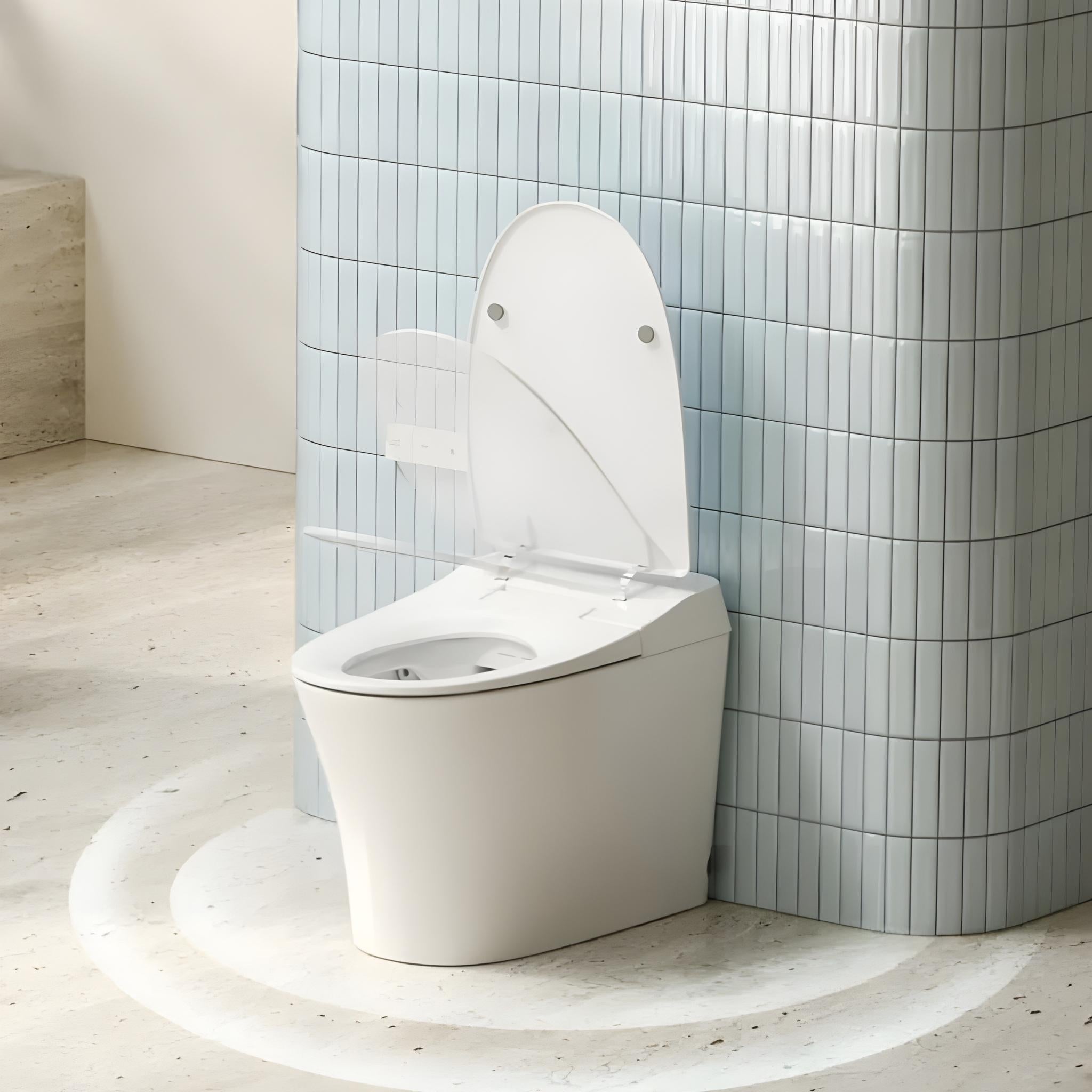 LAFEME NEOVANTA CISTERNLESS SMART TOILET WITH WIRELESS REMOTE GLOSS WHITE
