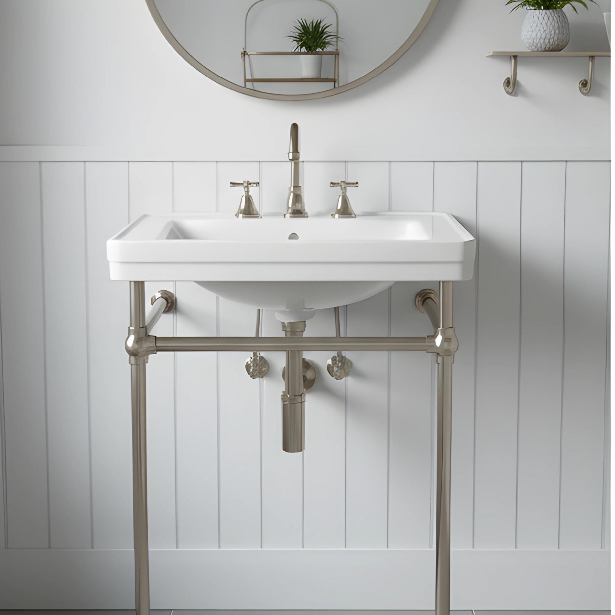 TURNER HASTINGS STAFFORD NUOVO BASIN STAND CHROME 585MM