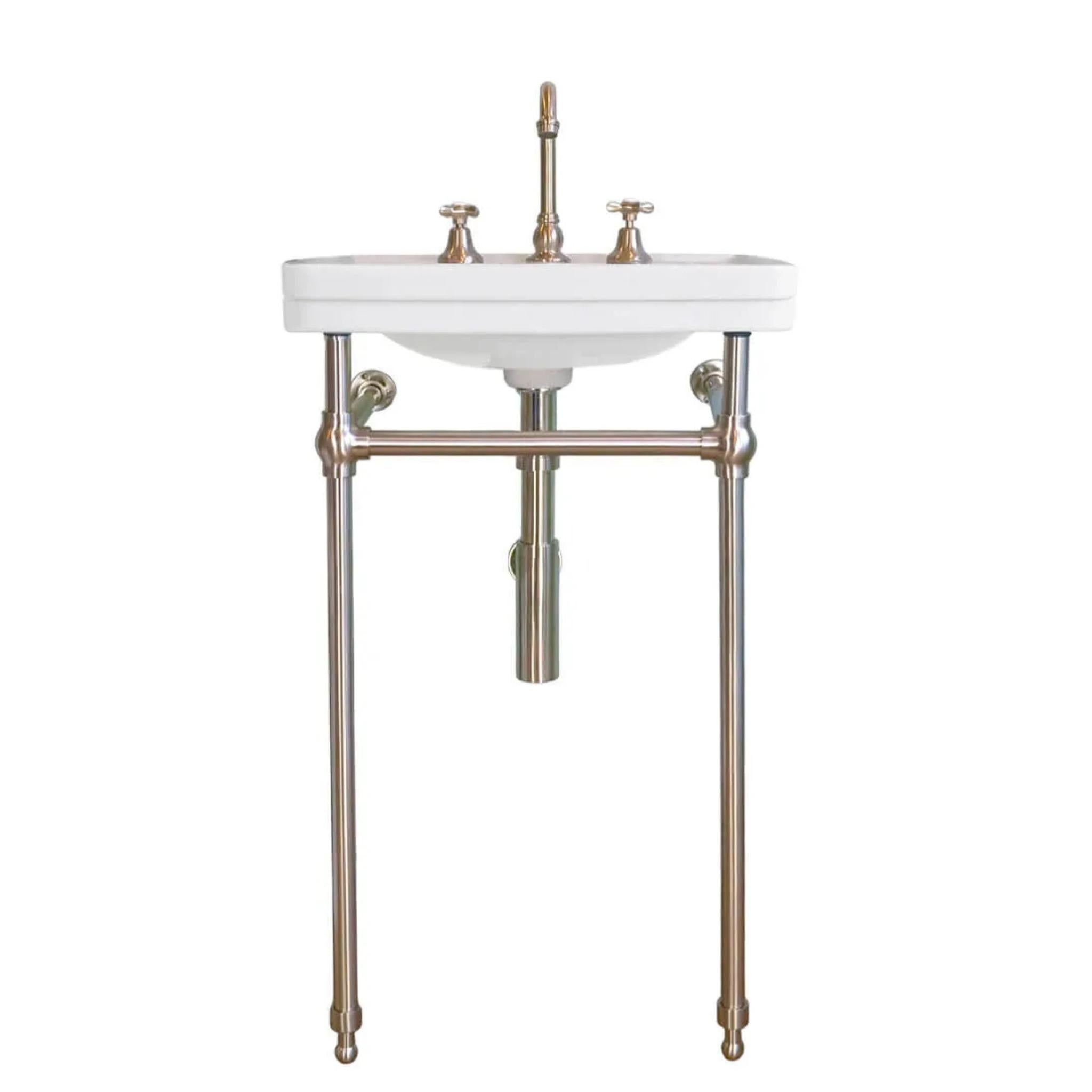 TURNER HASTINGS STAFFORD NUOVO BASIN STAND CHROME 585MM