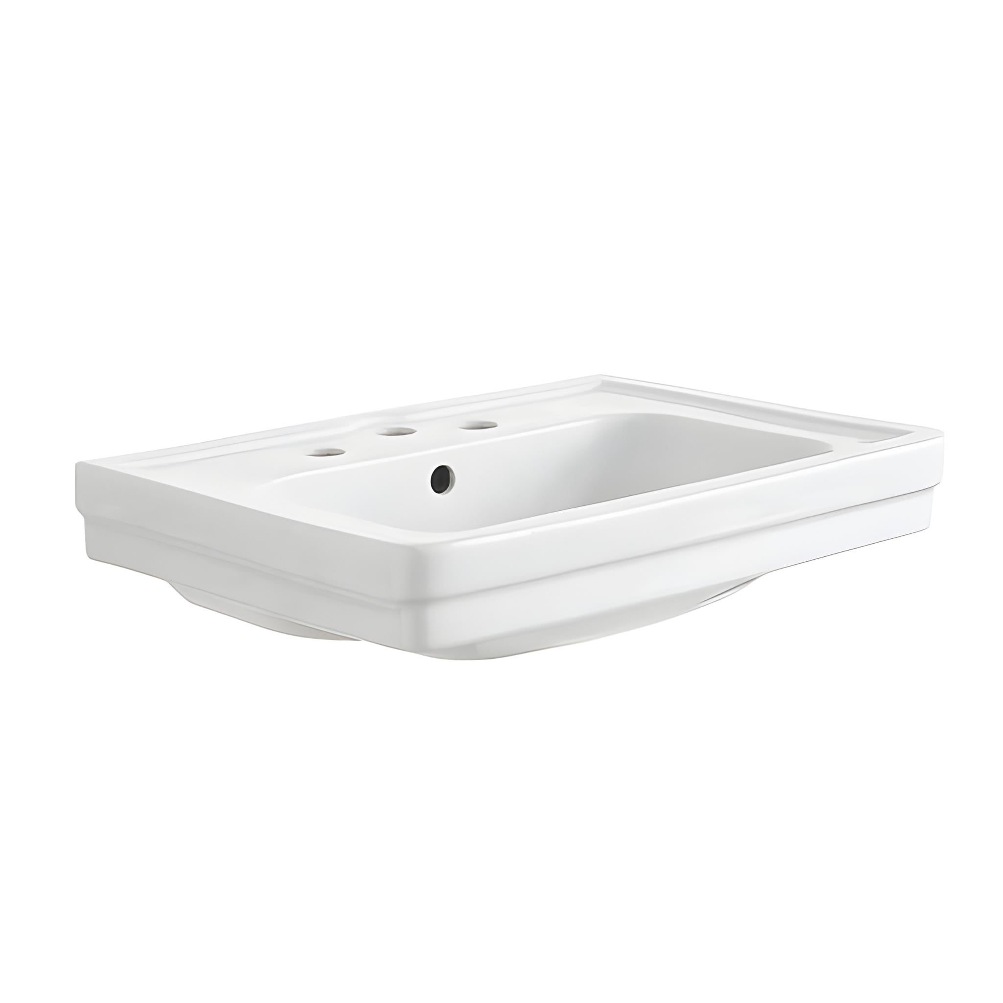TURNER HASTINGS STAFFORD WALL HUNG BASIN GLOSS WHITE 585MM