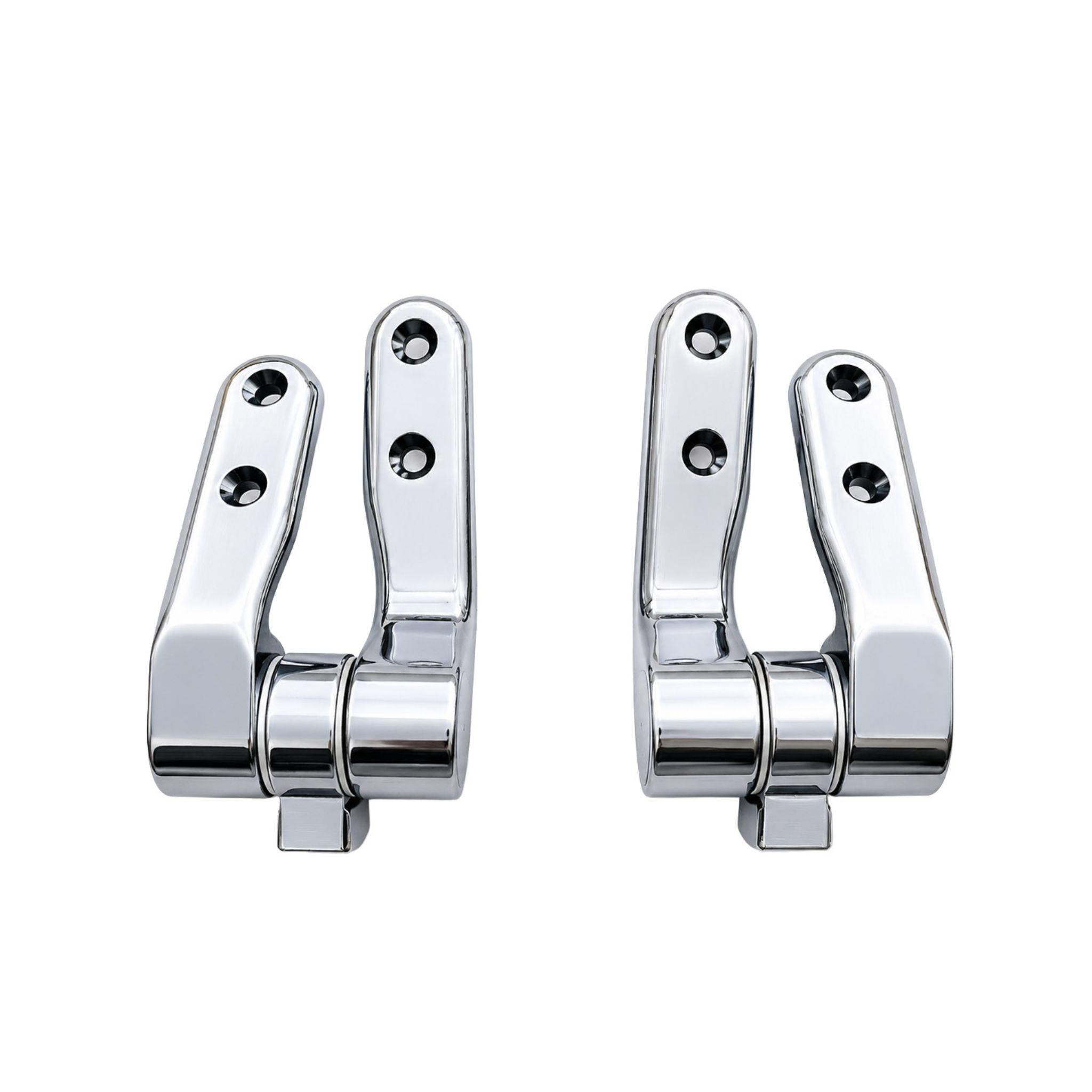 TURNER HASTINGS STAFFORD BACK TO WALL TOILET SUITE GLOSS WHITE WITH CHROME HINGES