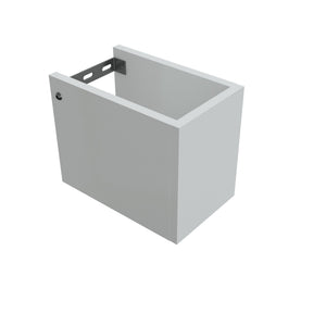 DUROCLASS STADIUM BASIN SHROUD 215MM GLOSS WHITE