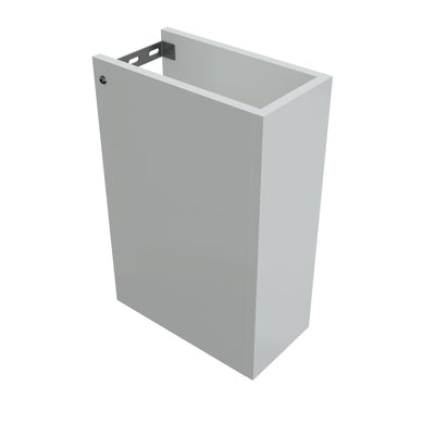 DUROCLASS STADIUM BASIN SHROUD 480MM GLOSS WHITE