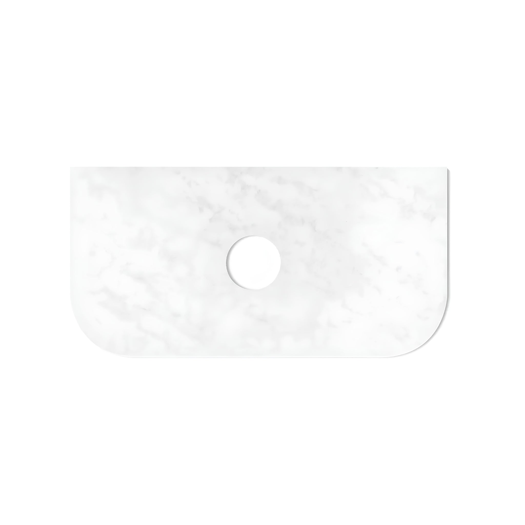 OTTI HAVANA ULTRA DELUXE CLOUDY CARRARA ABOVE COUNTER SINGLE VANITY SOLID SURFACE STONE TOP (MULTIPLE SIZES AVAILABLE)