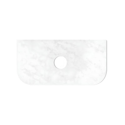 OTTI HAVANA ULTRA DELUXE CLOUDY CARRARA ABOVE COUNTER SINGLE VANITY SOLID SURFACE STONE TOP (MULTIPLE SIZES AVAILABLE)
