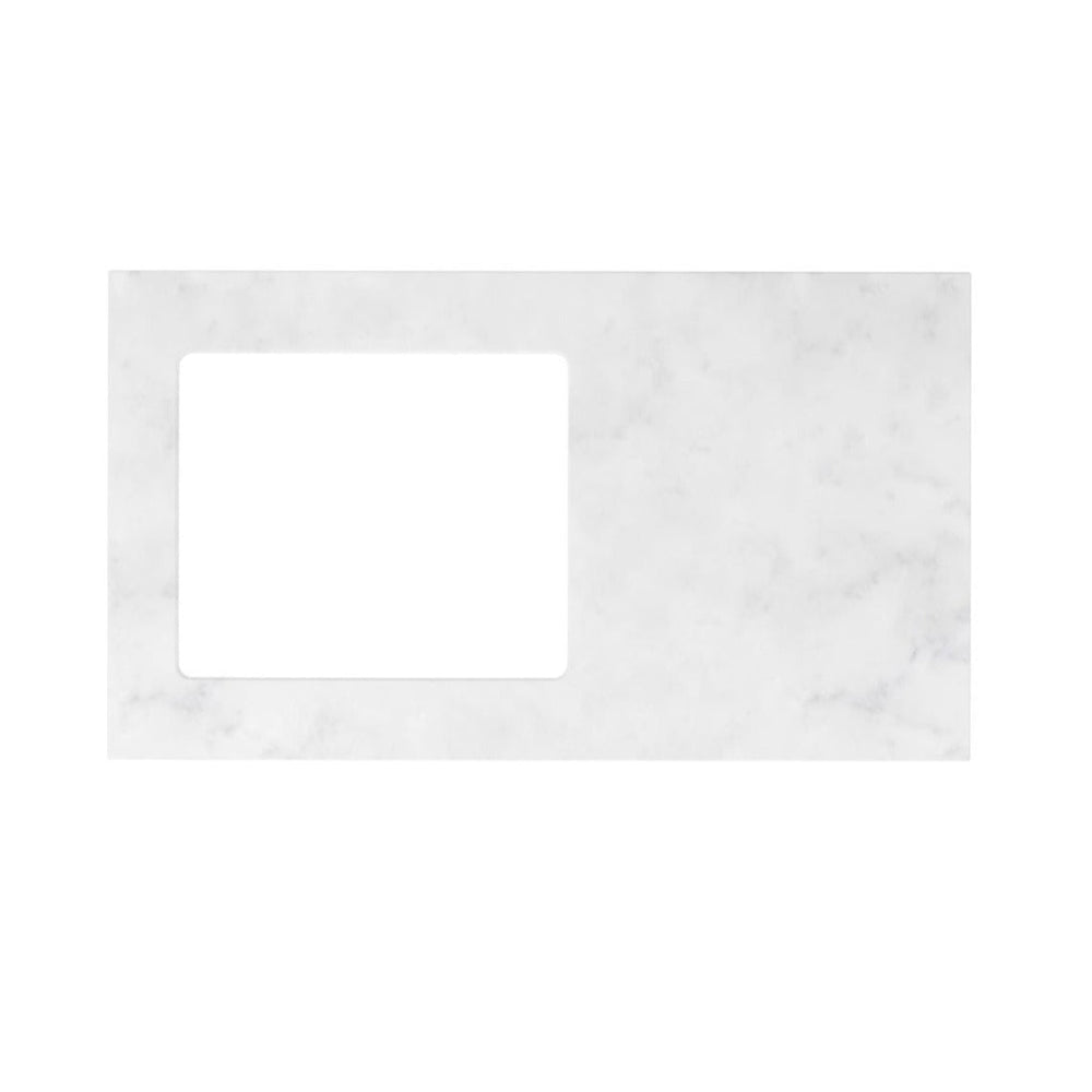 OTTI SOLID SURFACE 1060MM LAUNDRY CARRARA STONE TOP