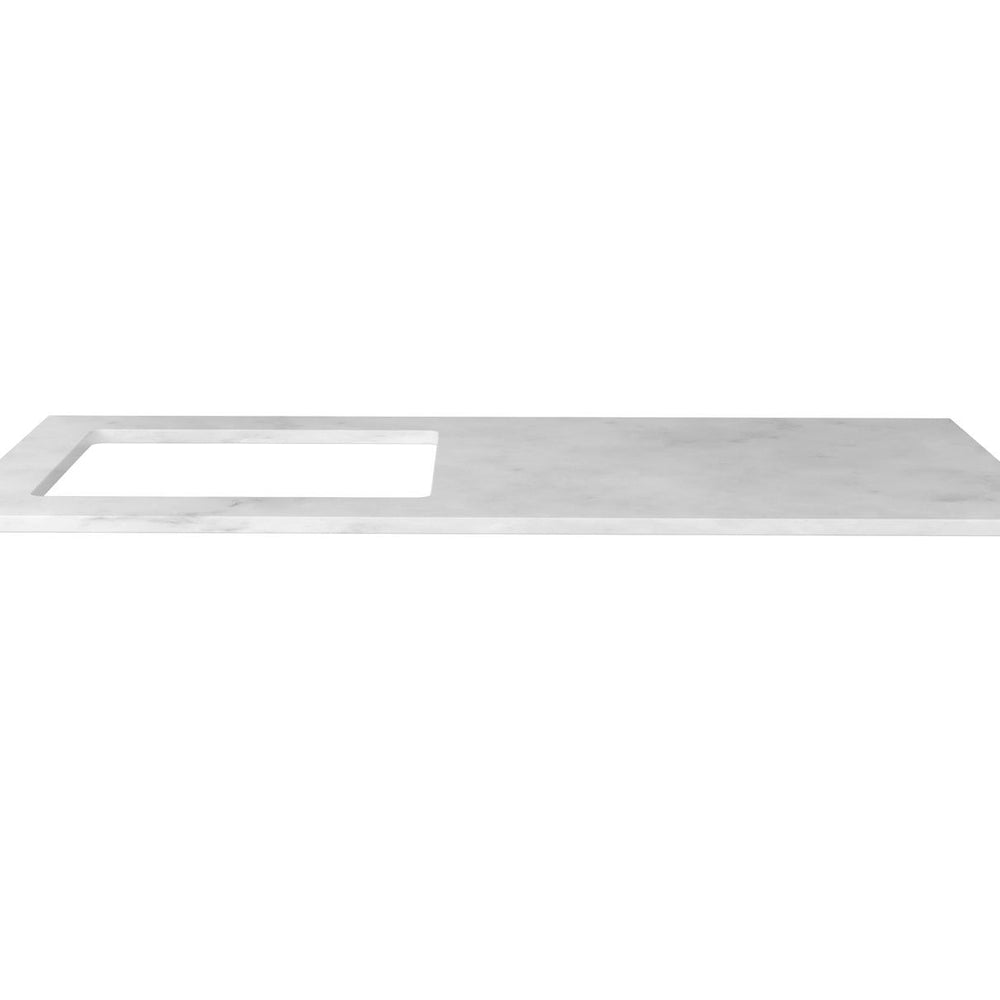 OTTI SOLID SURFACE 1300MM LAUNDRY CARRARA STONE TOP
