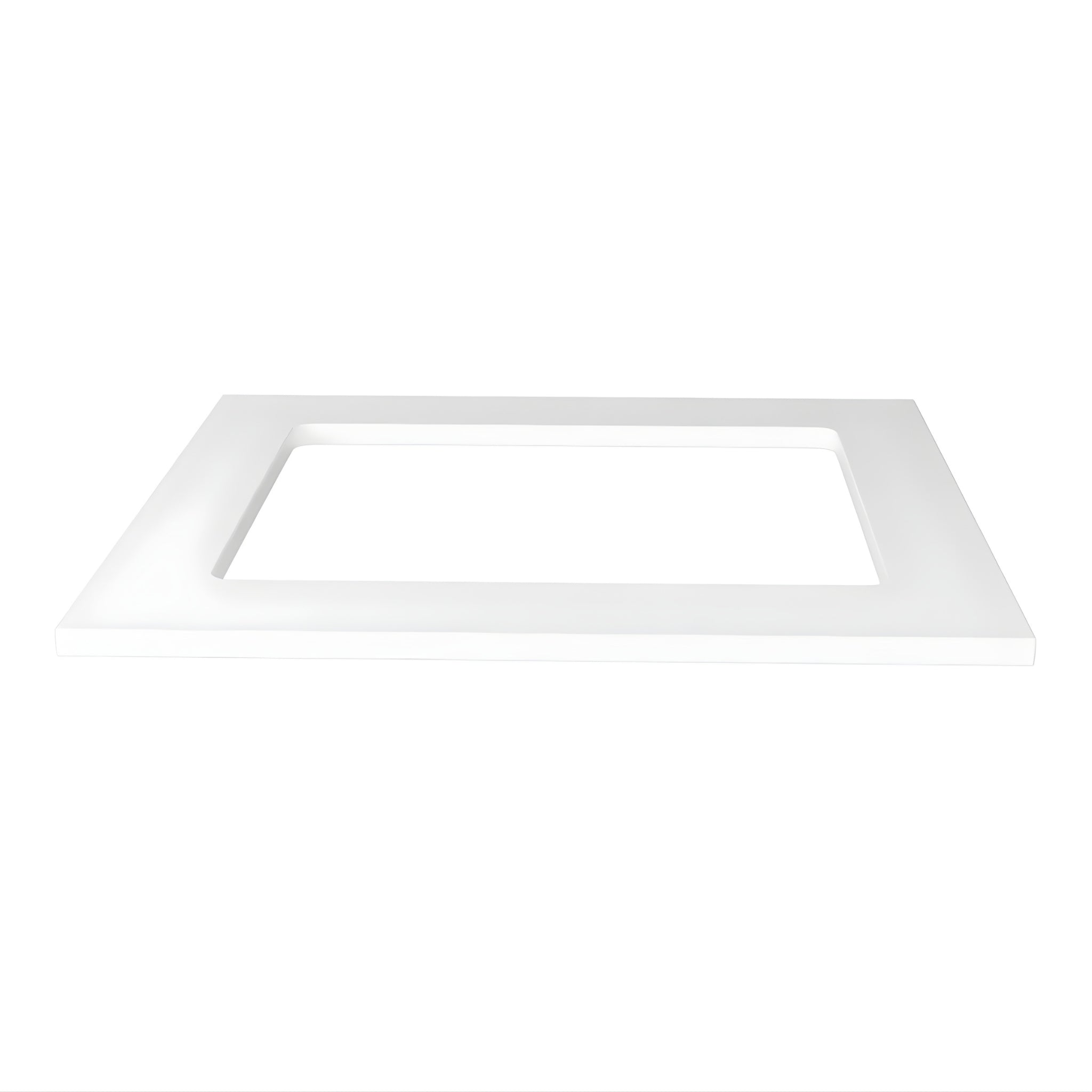 OTTI SOLID SURFACE PURE WHITE 650MM LAUNDRY STONE TOP