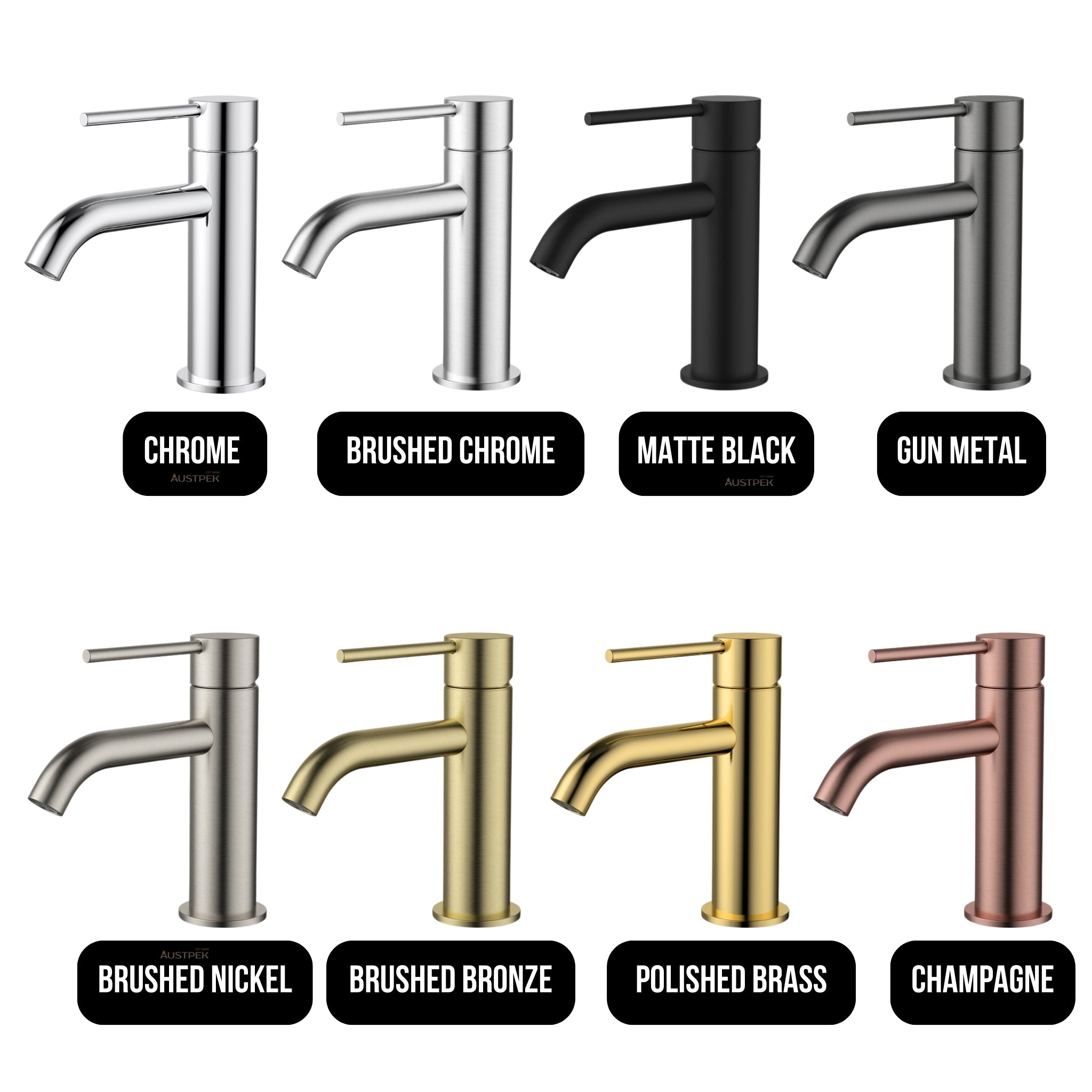 MODERN NATIONAL STAR MINI LEAD FREE BASIN MIXER 158MM BRUSHED BRONZE
