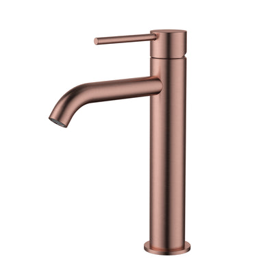 MODERN NATIONAL STAR MINI MID RISE LEAD FREE TALL BASIN MIXER 233MM CHAMPAGNE