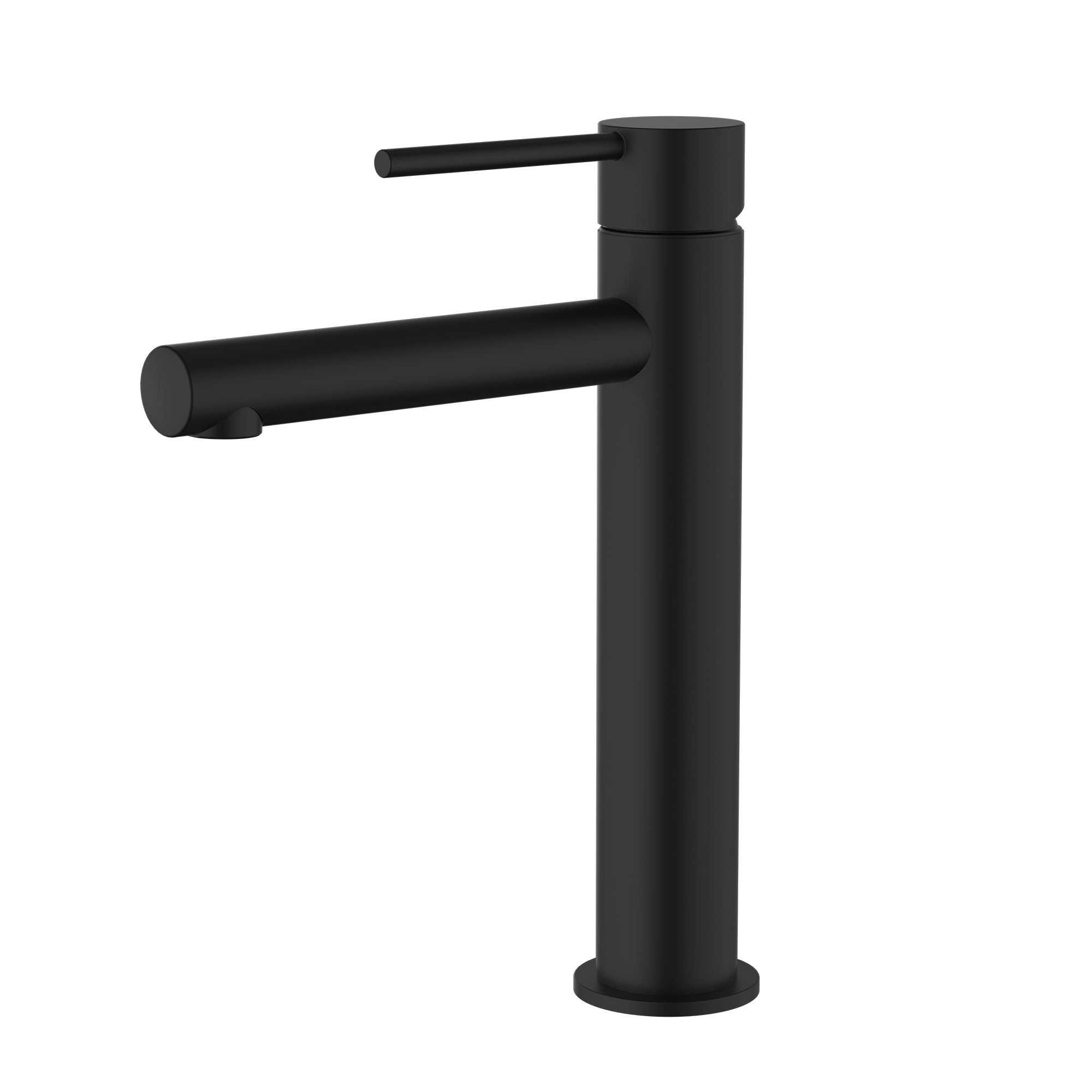 MODERN NATIONAL STAR MINI LEAD FREE MID RISE TALL BASIN MIXER 233MM MATTE BLACK