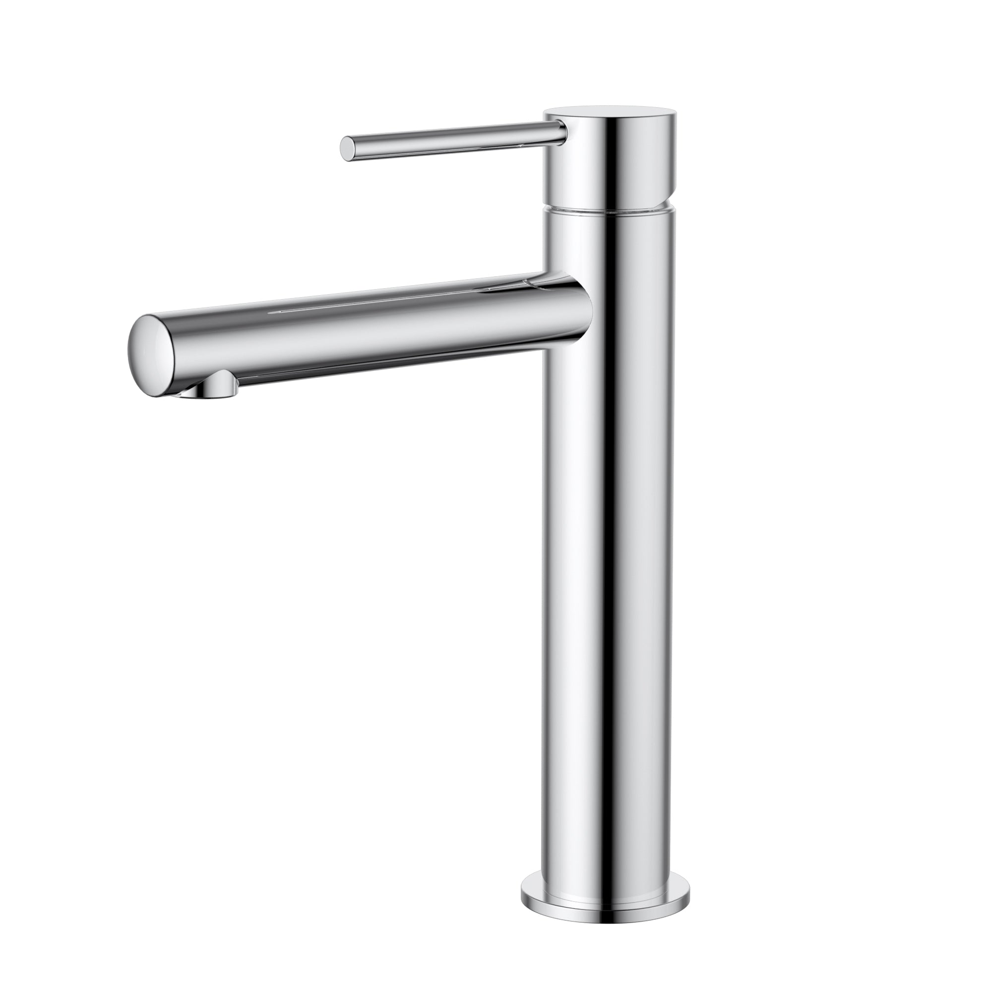 MODERN NATIONAL STAR MINI LEAD FREE MID RISE TALL BASIN MIXER 233MM CHROME