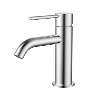 MODERN NATIONAL STAR MINI BASIN MIXER 158MM BRUSHED CHROME