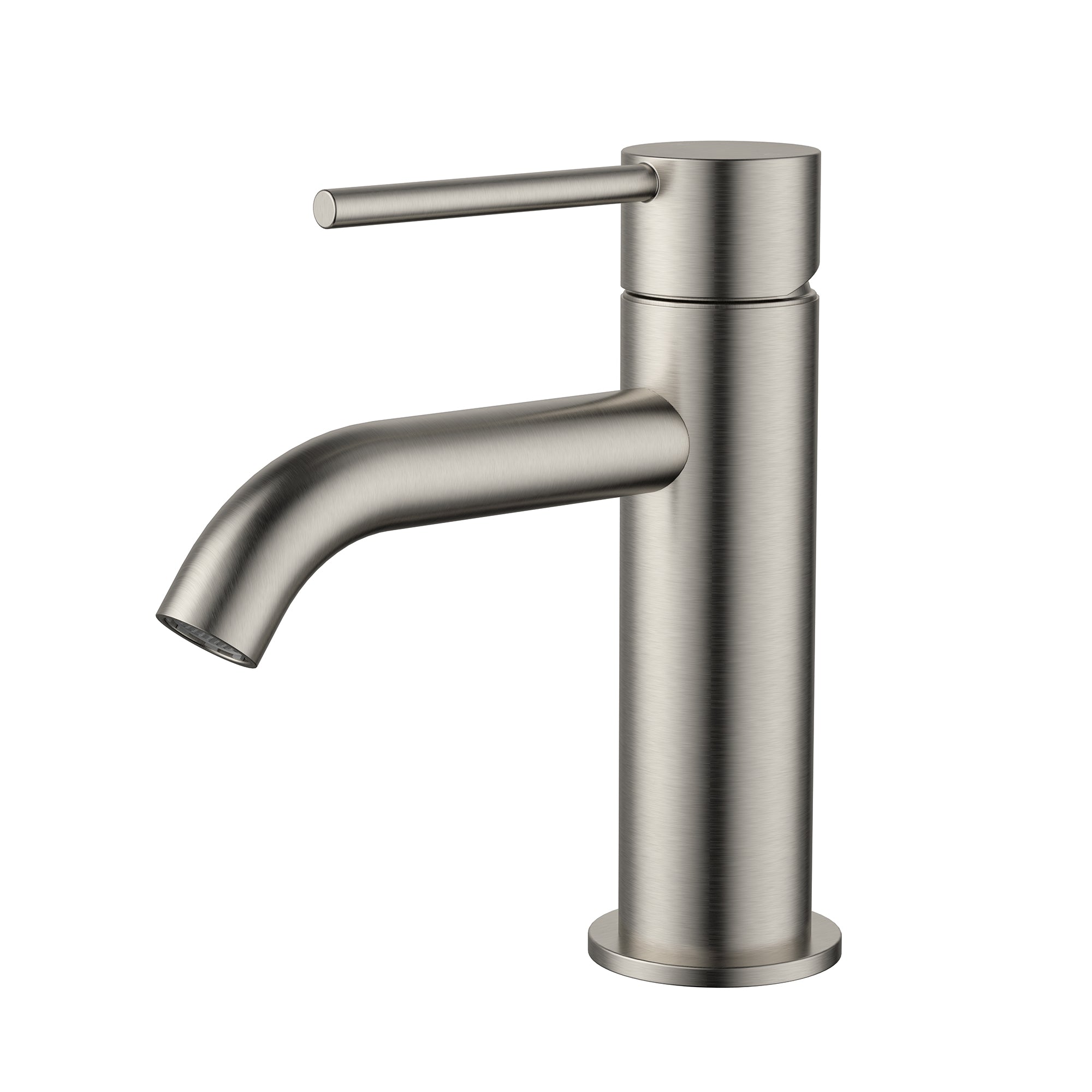 MODERN NATIONAL STAR MINI LEAD FREE BASIN MIXER 158MM BRUSHED NICKEL