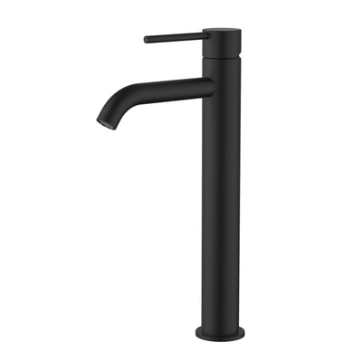 MODERN NATIONAL STAR MINI HIGH RISE LEAD FREE TALL BASIN MIXER 308MM MATTE BLACK