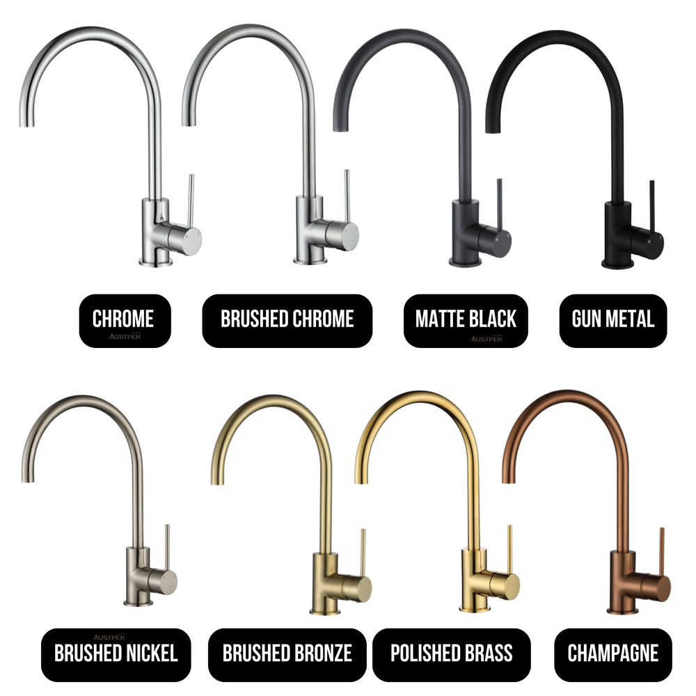 MODERN NATIONAL STAR MINI KITCHEN MIXER 340MM BRUSHED CHROME