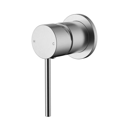 MODERN NATIONAL STAR MINI SHOWER MIXER TRIM KIT WITH UNIVERSAL BODY BRUSHED CHROME