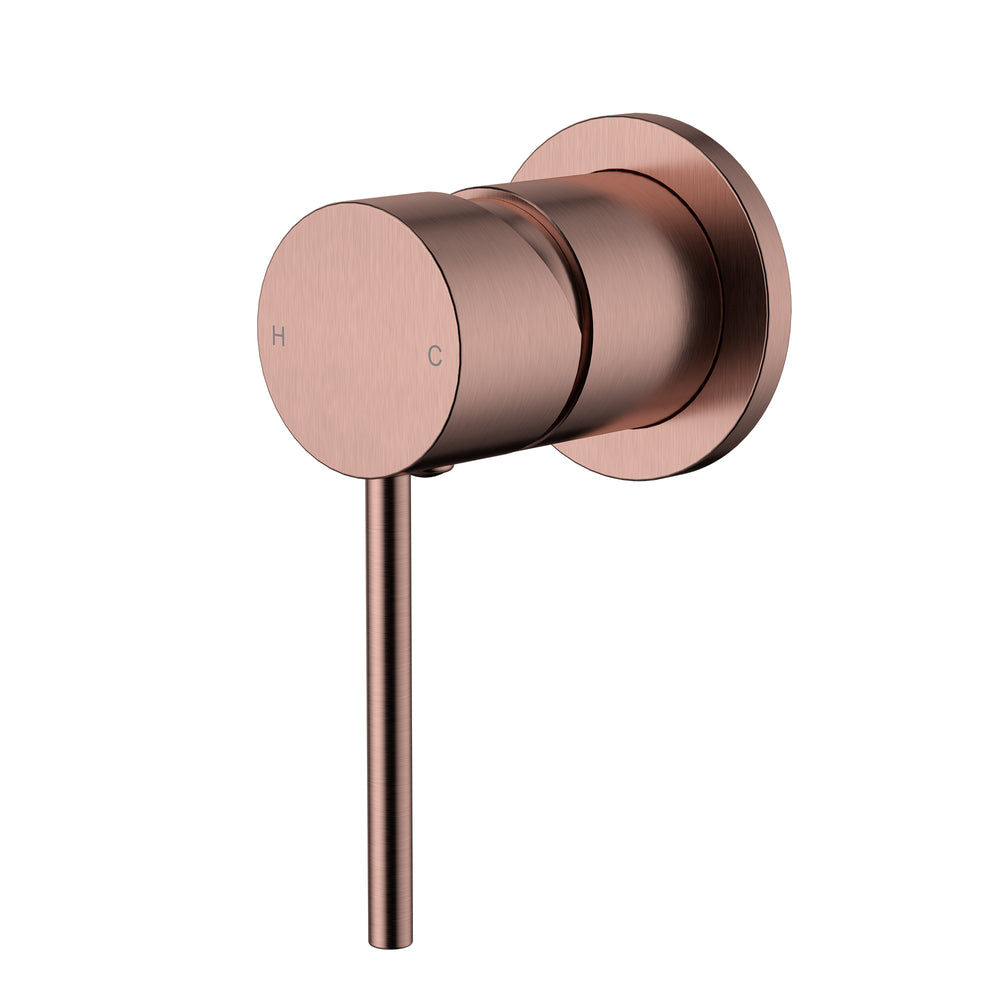 MODERN NATIONAL STAR MINI SHOWER MIXER TRIM KIT WITH UNIVERSAL BODY CHAMPAGNE