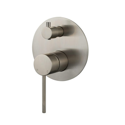 MODERN NATIONAL STAR MINI SHOWER DIVERTER MIXER 130MM BRUSHED NICKEL