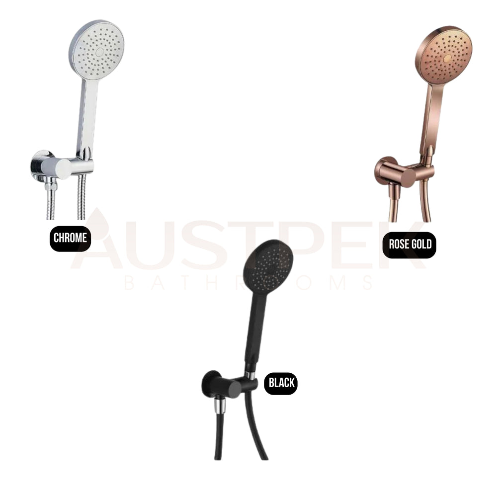HELLYCAR CHRIS HAND SHOWER ON BRACKET MATTE BLACK