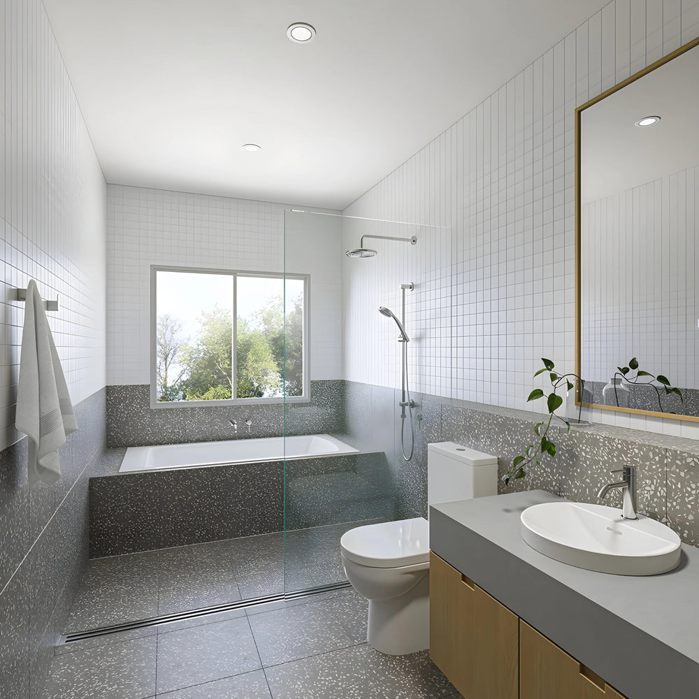 SEIMA SYROS 103 INSET BATHTUB WITH PREMIUM OVERFLOW GLOSS WHITE (AVAILABLE IN 1525MM AND 1675MM)